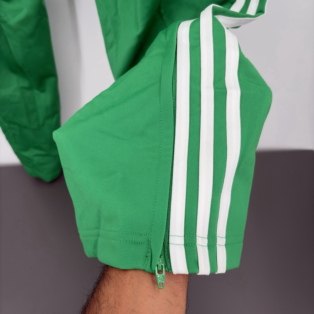 Adidas Originals Firebird Track Pants Mens Size Medium Green Trefoil NEW JD0184 - Picture 5 of 12